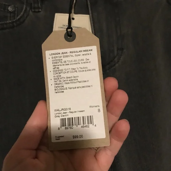 Women's Gray Skinny Jeans - Picture 6 of 10